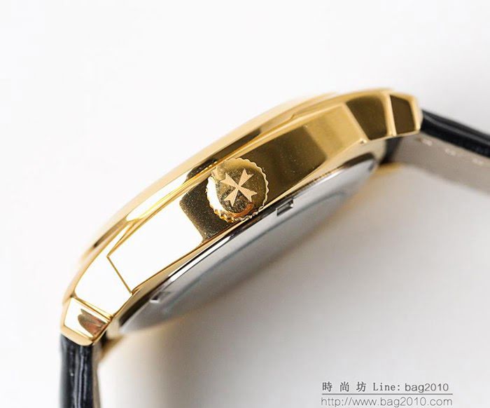 江詩丹頓 Vacheron Constantin LS精品 最新款 簡約型三針雙曆錶盤 全自動機械機芯 深度防水 男士腕表 夏季潛水專用表  wssb3733